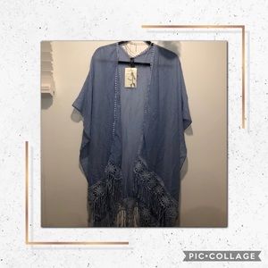 ✨2/$20✨ LIGHT BLUE LIGHTWEIGHT KIMONO✨